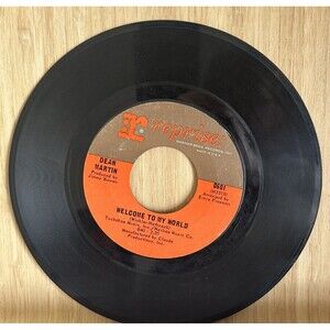 Pop 45 Dean Martin In The Chapel In The Moonlight Welcome To My World Reprise